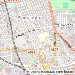 Map of Preston, Lancashire