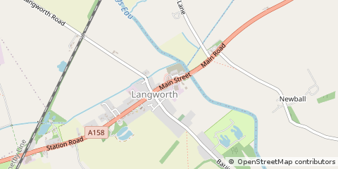 Map of Lincoln, Lincolnshire