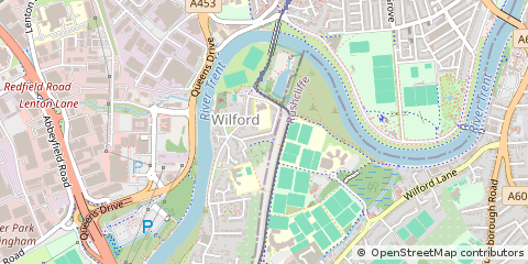 Map of Nottingham