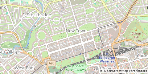 Map of Edinburgh