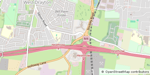 Map of West Drayton