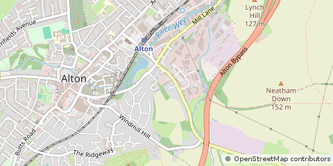 Map of Alton, Hampshire