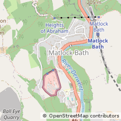 Map of Matlock, Derbyshire