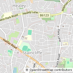 Map of Batley, West Yorkshire