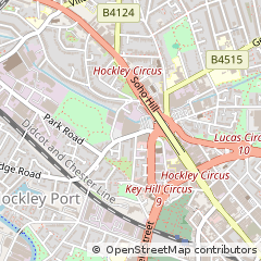 Map of Birmingham, West Midlands