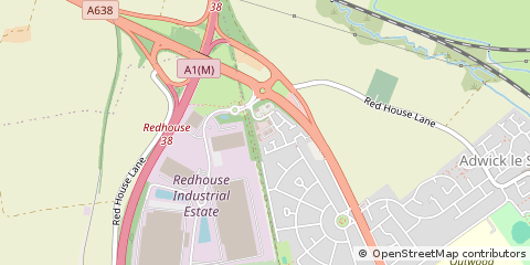 Map of Doncaster, South Yorkshire