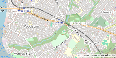 Map of Southampton