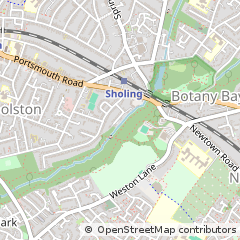 Map of Southampton