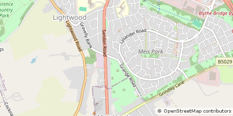 Map of Stoke-on-Trent