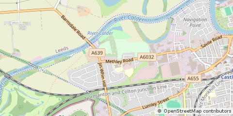Map of Castleford