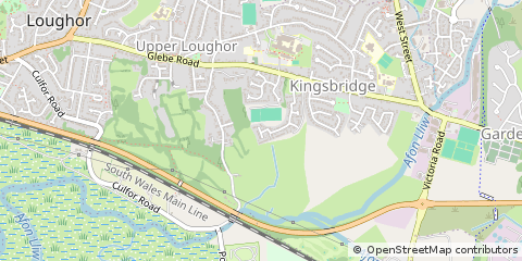Map of Swansea