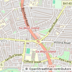 Map of Birmingham, West Midlands