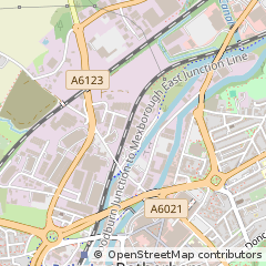 Map of South Yorkshire
