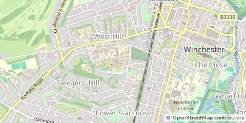 Map of Hampshire