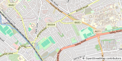 Map of Nottingham