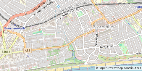 Map of Bournemouth