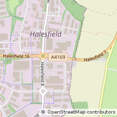Map of Telford, Shropshire