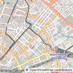 Map of Manchester, Greater Manchester