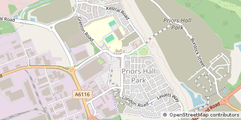 Map of Corby