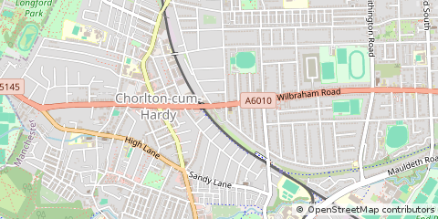 Map of Manchester