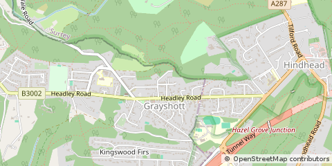Map of Hindhead