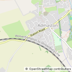 Map of Wellington, Telford Salop