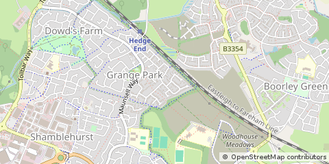 Map of Southampton, Hampshire