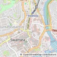 Map of Swansea
