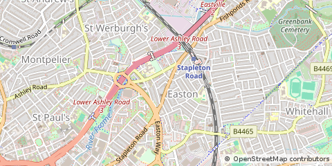 Map of Bristol