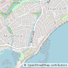 Map of Christchurch, Dorset