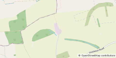 Map of Oakham, Derbyshire