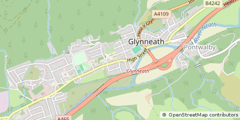 Map of Neath