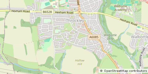 Map of Newcastle Upon Tyne