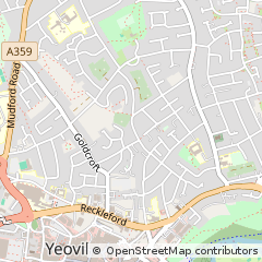 Map of Yeovil, Somerset