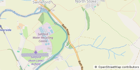 Map of Bath, Somerset