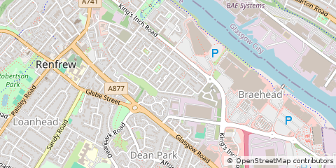 Map of Renfrew