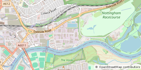 Map of Nottingham