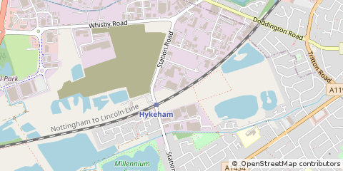 Map of Lincoln