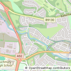 Map of Glenrothes, Fife