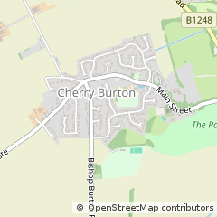 Map of Beverley, East Yorkshire