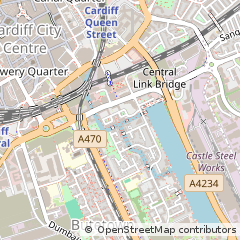 Map of Cardiff