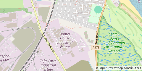 Map of Hartlepool