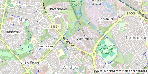 Map of Swindon