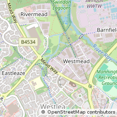 Map of Swindon