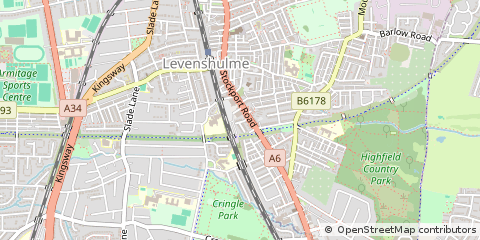 Map of Manchester