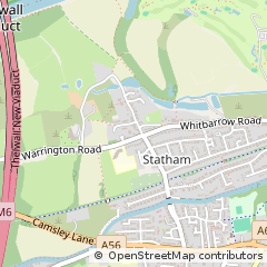 Map of Lymm, Cheshire