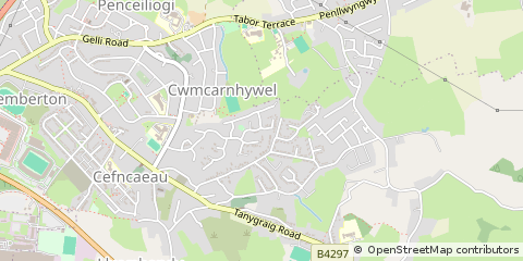 Map of Llanelli