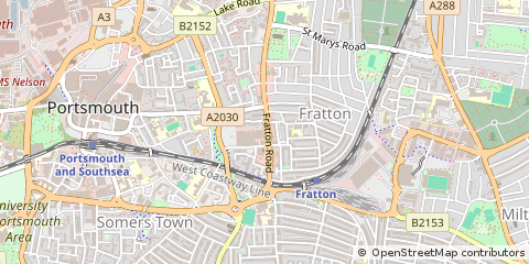 Map of Portsmouth, Hampshire