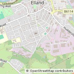 Map of Elland