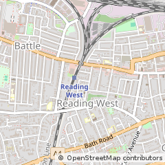 Map of Reading, Berkshire